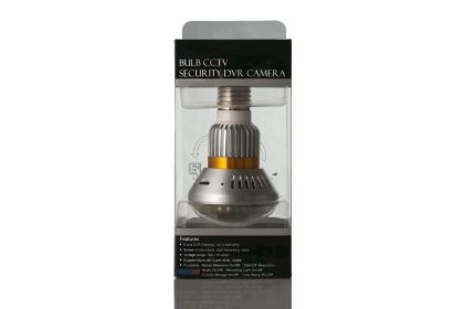 Motion Detect Bulb Surveillance Camera DVR for Cash Register Security