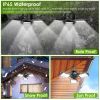 Solar Pendant Lights IP65 Waterproof Shed Light 120Â° Adjustable Garage Light with 3 Timing Modes 4 Brightness Levels