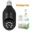 360Â° Light Bulb WiFi Camera Wireless Home Security Cam Waterproof IR Night Smart
