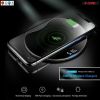 Wireless Fast Charger Pad Glass Top Qi 15W Boost charge for iPhone Samsung Slim Wire Less Charging USB-C 2020 5 Core CDKW01 B