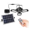 Solar Pendant Lights IP65 Waterproof Shed Light 120Â° Adjustable Garage Light with 3 Timing Modes 4 Brightness Levels