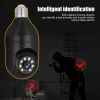 360Â° Light Bulb WiFi Camera Wireless Home Security Cam Waterproof IR Night Smart