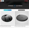 Wireless Fast Charger Pad Glass Top Qi 15W Boost charge for iPhone Samsung Slim Wire Less Charging USB-C 2020 5 Core CDKW01 B