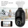 360Â° Light Bulb WiFi Camera Wireless Home Security Cam Waterproof IR Night Smart
